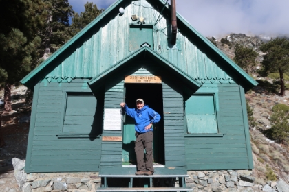 Made it to the Ski Hut at around 8,300'.