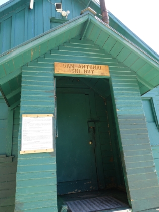 The hut is maintained by the Sierra Club and can actually be reserved for private use. It evidently has a gas stove and also running water fed by the nearby stream.