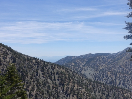 A look out towards Baldy Notch and the ski resort there.