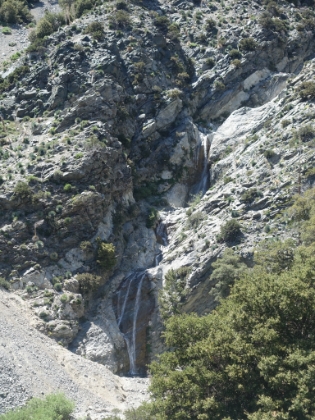 One last look at the waterfall and the end to another great day on Baldy.