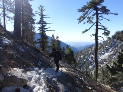 As the wind started to pickup, the temperature really began to drop, but the views were great.