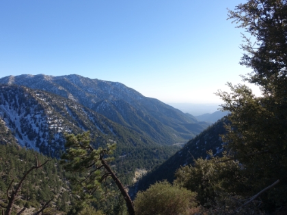 And a great view down the valley.