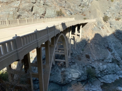 Made it to the bridge! After two previous attempts with Dad were aborted due to time and weather, it was good to finally get here and prove it's not just a myth.