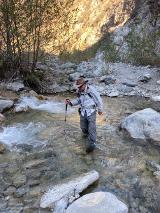 Heading back now. Five more fun crossings on the way back.