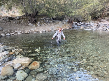 One last crossing. This trail seems to be in some sort of Bermuda Triangle though. The GPS distance never matches the distance listed on maps and signs. And this time, the distance to the bridge wasn't even close to the distance on the way back. Bizarre. Regardless, another great day on the trail!