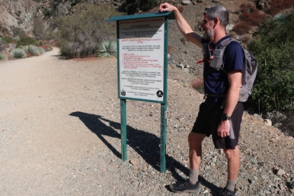 Dad's picture of me at the same spot.