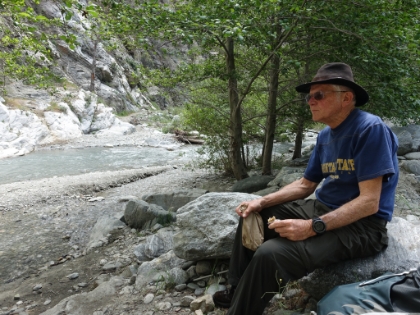 A quick lunch on the way back.