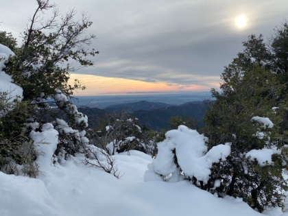 I decided 4:00 was the ultimate cutoff for turnaround time. It would be dark in an hour, it had taken me almost 4 hours to get up here, and I was the only human on the mountain right now. So this would be my stopping point.