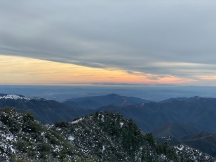 So clear you can see boats on the water. And you can see San Clemente island behind Catalina. Pretty rare that you can see both islands!