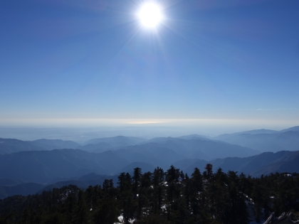 Looking towards the ocean from the summit.