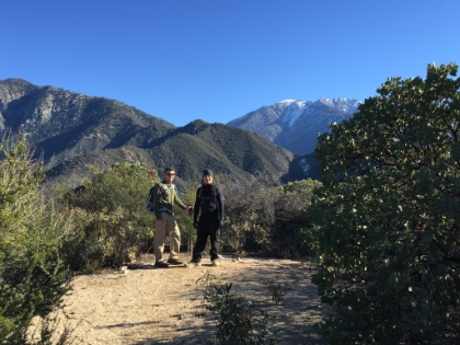 Almost to the saddle. Just a couple more humps to get up and over.