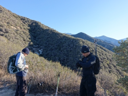 Made good time up to Heaton Saddle.