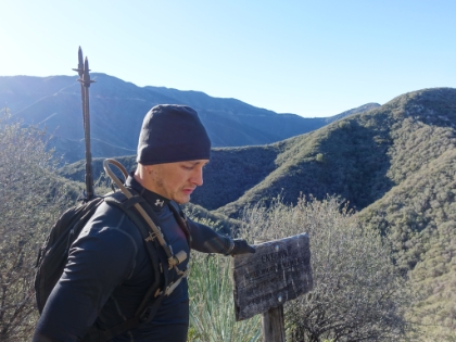 Entering the Sheep Mountain Wilderness.