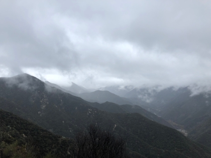 Heading up towards Heaton Saddle. I knew there would be weather, and I got a late start, so I was only expecting to hike part of the way to the top today.