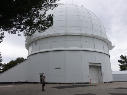 Made it to the top and the 100" telescope dome. You get an educational bonus when you summit Mt. Wilson!