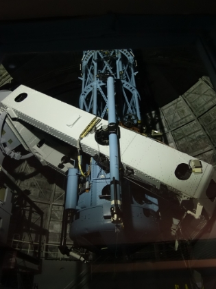 I had never been to the observation deck in the 100" dome before, but we went in this time. Fascinating stuff.