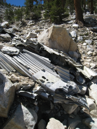 Another look at the plan wreckage.