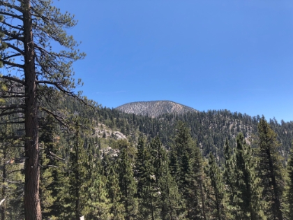 Jepson Peak with some snow on it. I hope snow won't be an issue today. It's going to be a long day and I don't have much time to be slowed down.