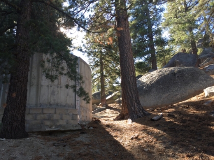 There isn't much of a trail the rest of the way. Just remember to head right from the water tower.