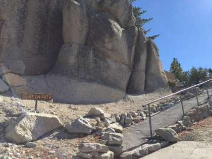 Unfortunately, you can also get here via a fireroad. Booo.