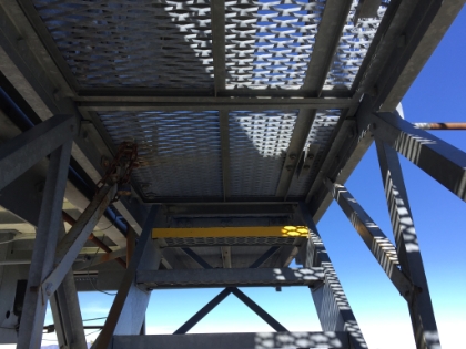 Noone was working the tower today, and I couldn't get onto the balcony, but I got as high as I could.