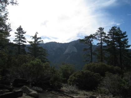 A look towards Suicide Rock. It's about a 2mi. round trip detour there. I had hoped to take it today, but decided not to. One of these days...