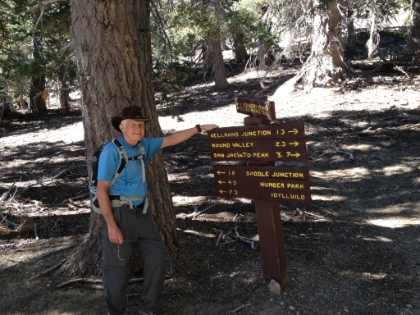 Top of Devil's Slide and ready to head towards Wellman's Divde.