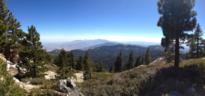 Wellman's Divide at the end of Long Valley. Always a great view.