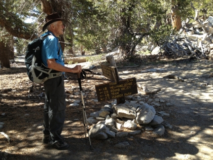 Only 0.3 miles left to the top, the last couple hundred yards of which are a rock scramble.