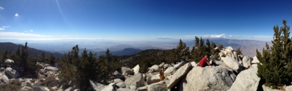 Panorama from the summit.
