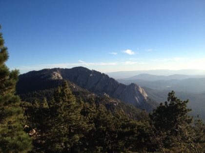 I wonder if there's a trail along that ridge?