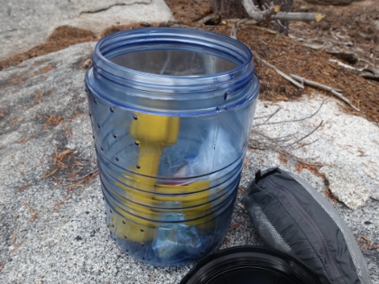 How do you make-up for not having 5 days of food with you? A couple 6lb dumbells will do the trick!