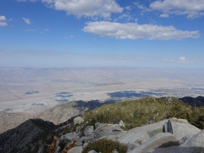 The edge of Palm Springs.