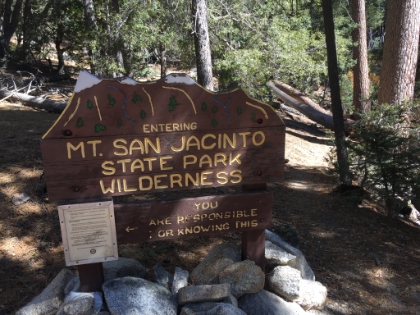 Entering the wilderness, and this trail does feel pretty wild.