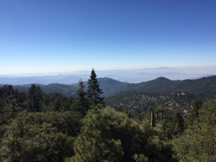 Occasionally the trees open up making for some great views.