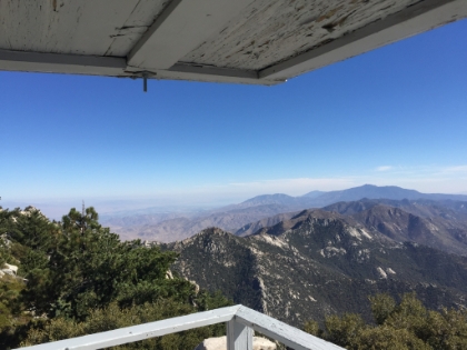 Looking out towards the Salton Sea.