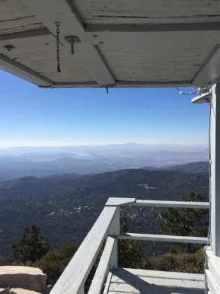 Lake Hemet from the tower.