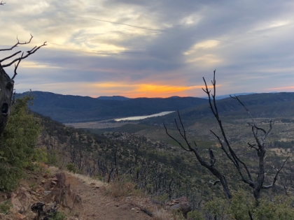 The early sunset oranges kept getting nicer until finally...