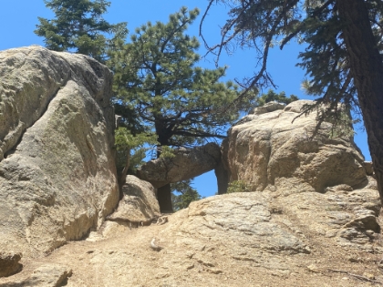 Lots of cool rock piles up here.