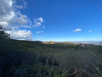 Great views as we head up to the peak.