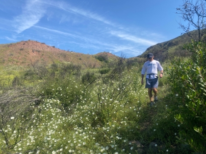 This trail was definitely a quad buster, both uphill and downhill.