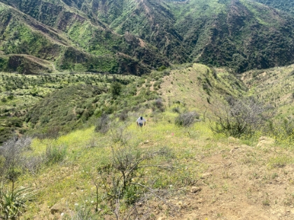 The uphill got really steep in places.