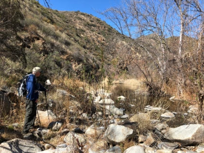 Still some water in the creek.