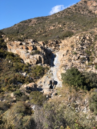 Tenaja Falls. My first time here actually. Not much more than a wet streak right now, but must be pretty good size in a really wet year.