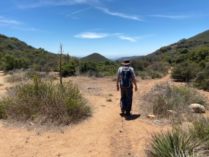 Heading through Four Corners and onto the Verdugo trail.