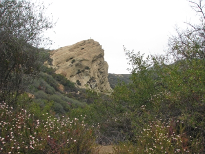 We had started to hike back down, when I realized it might make a cool picture for me to run back up to the top. So I did, and Dad took the picture.