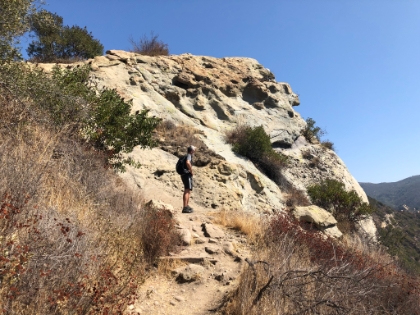 Almost up to Trippet Ranch.