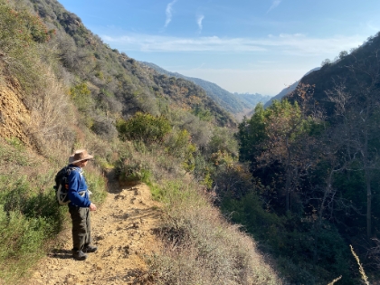 Dad joined me for the loop around Temescal Canyon and Temescal Ridge.