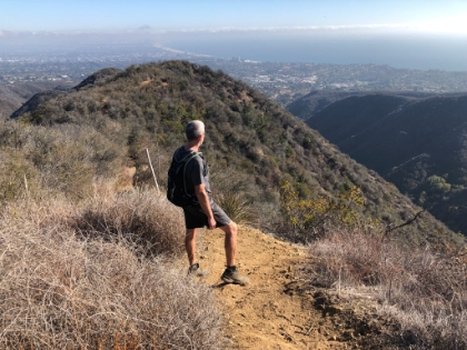 Great views on the way down.