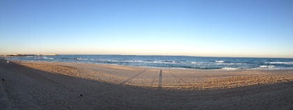 Panorama from the boardwalk.